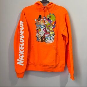Nickelodeon Orange Cartoon Character Sweater